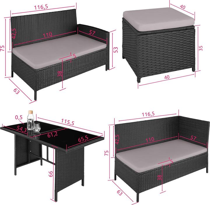 Actual product image tectake Barletta
