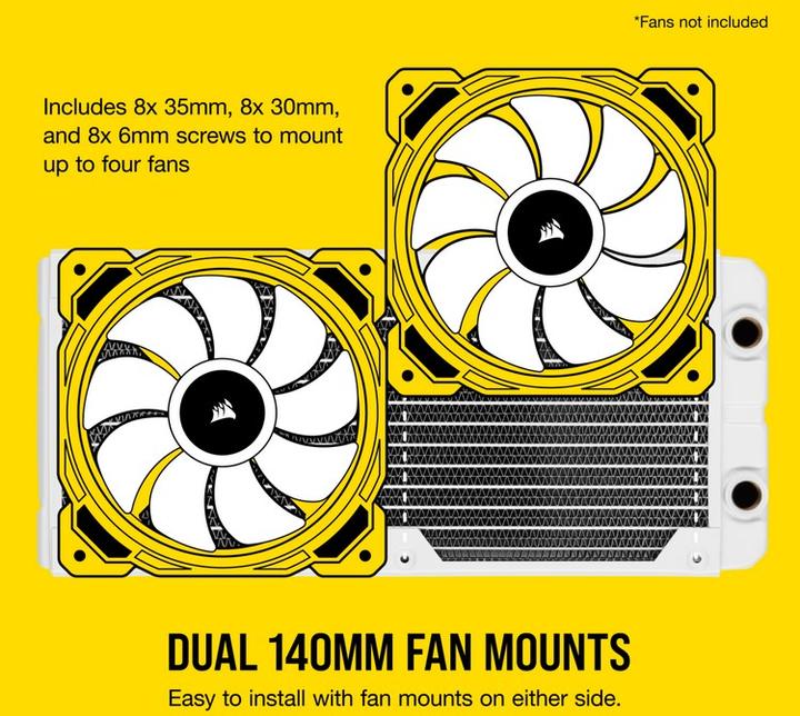 Image du produit Corsair Hydro X Series XR5 280 (140 mm)