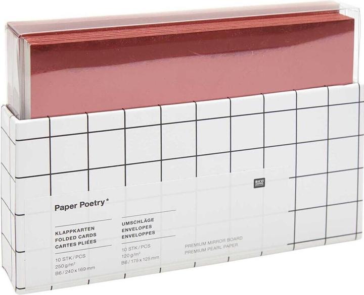 Immagine prodotto Rico Design Cartone a specchio/madreperla rossa.300463 (20 x)