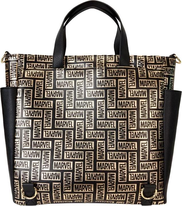 Produktbild Loungefly Marvel by Rucksack und Tragetasche Logo