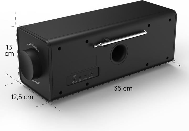 Actual product image Hama DR2002BT (DAB+, DAB, FM, Bluetooth)