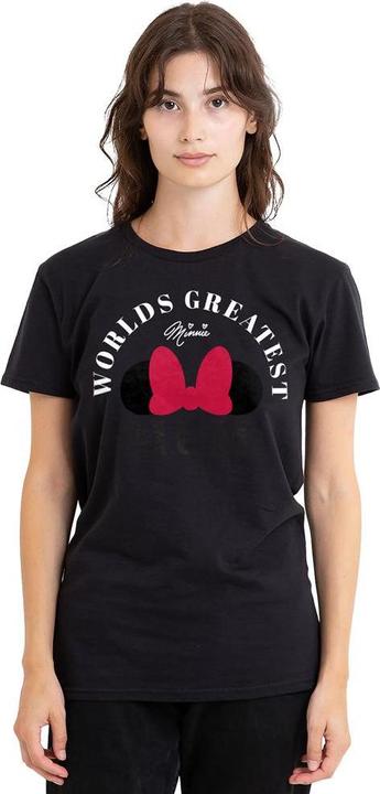 Immagine prodotto Minnie Mouse World's Greatest Mum Maglietta Festa della Mamma Adulto Unisex (M)