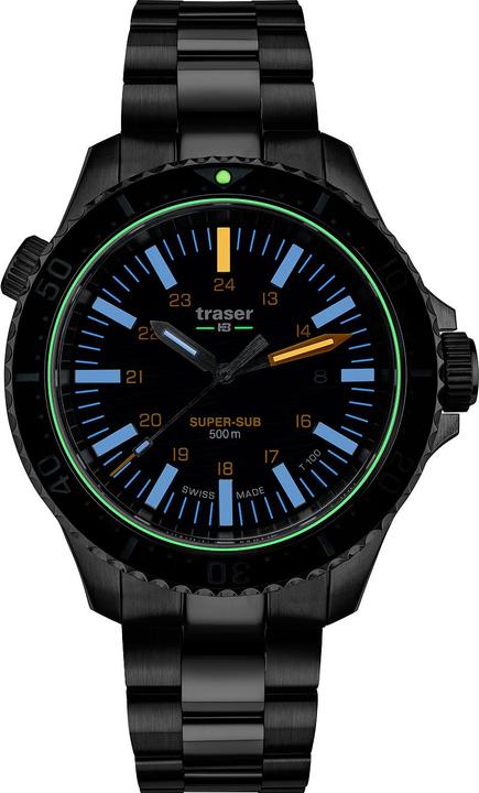 Actual product image Traser H3 109372 P67 T100 SuperSub Blue 46mm 50ATM (46 mm)