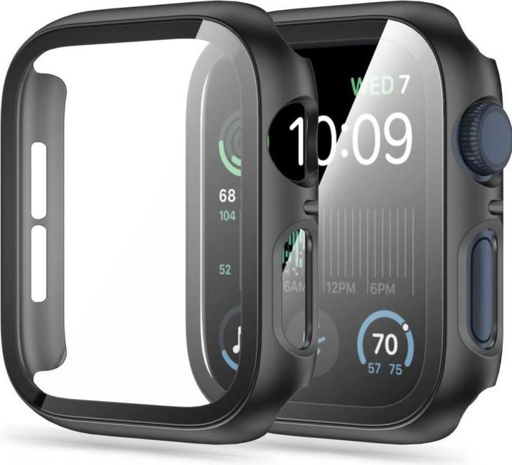 Actual product image Tech Apple 4/5/6/SE smart watch screen frame, Black