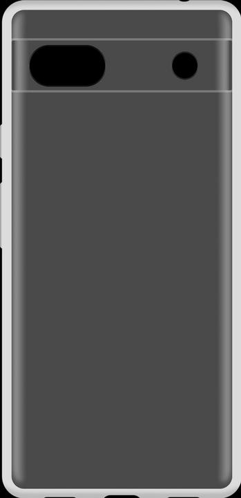 Actual product image Cazy Mobile Phone Chain Case Compatible with Google Pixel 6a - Silicone Mobile Phone Case with Strap