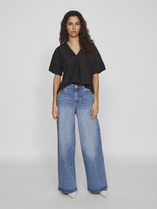 Actual product image Vila V-neck top with short sleeves (34)