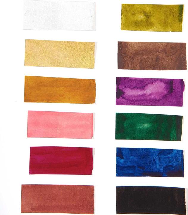 Produktbild Rico Design ART Essential Aquarellfarben "12 Farben", Metallkasten (Erdfarben)