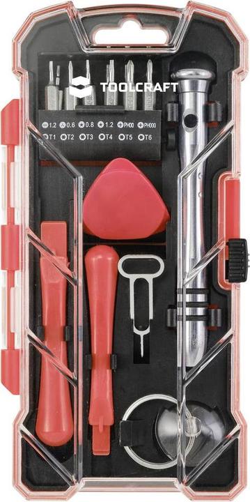 Image du produit Toolcraft TO-7746381 Bricolage, kit de réparation pour smartphone dans une mallette 18 pièces (18 pièces)