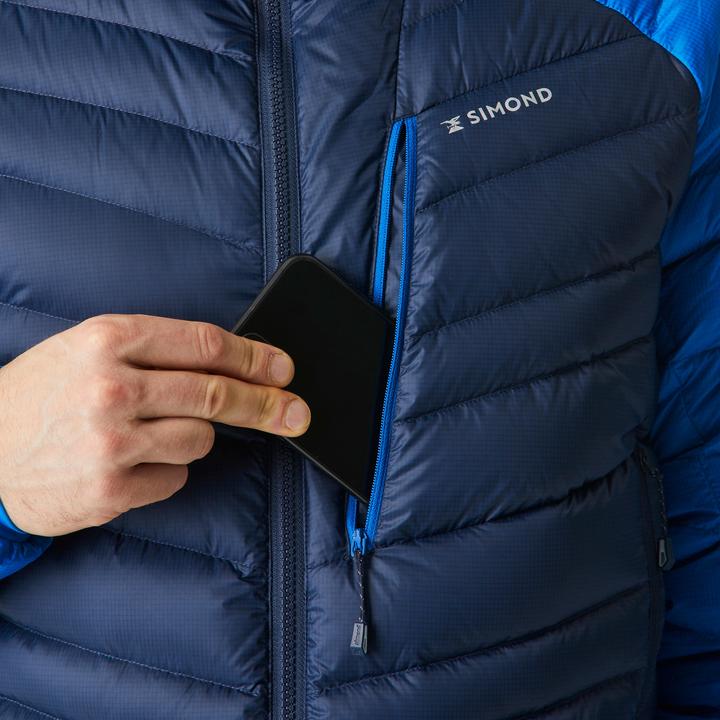 Produktbild Simond Men's mountaineering down jacket Navy blue - Electric Blue (L)