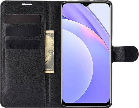 Produktbild MU Classic Litchi Leder Bookcover Series (Xiaomi Redmi 9T, Realme 9 4G)
