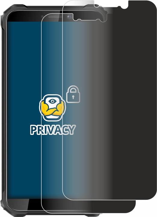 Produktbild BROTECT Sichtschutzfolie Anti-Spy Privacy Folie Blaulicht-Schutz (2 Stück, Oukitel WP5 Pro)