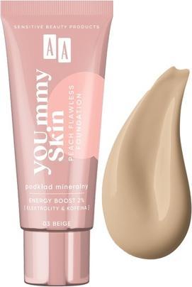 Image du produit Oceanic Fond de teint AA Yoummy Skin Peach Flawless podkład mineralny dodający blasku 03 Beige 30ml (03 Beige)