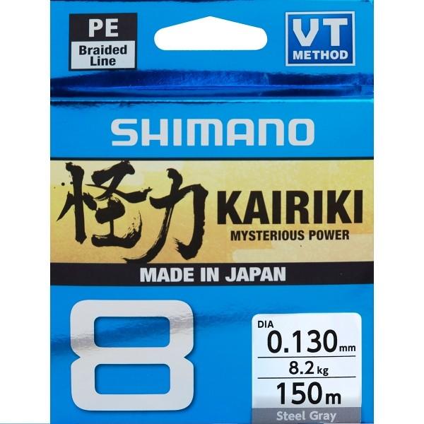 Actual product image Shimano Kairiki 8 Steel Gray (29.30 kg, 0.28 mm)