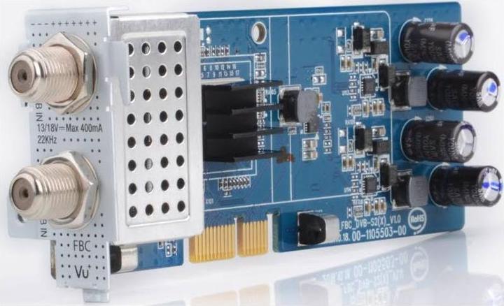 Produktbild Vu+ DVB-S2 /S2X FBC Twin Tuner Duo (8 GB, DVB-S2X, CI+-Schacht)
