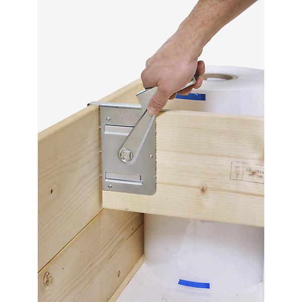 Produktbild Valdemar Krog Palettenteiler, flexibel, verzinkte Beschläge, VE 5 Stk, Länge 1155 mm