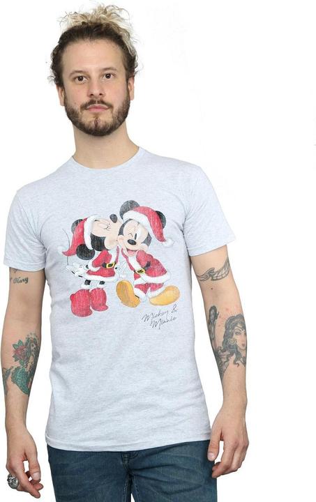Produktbild Disney Mickey And Minnie Christmas Kiss TShirt (XL)