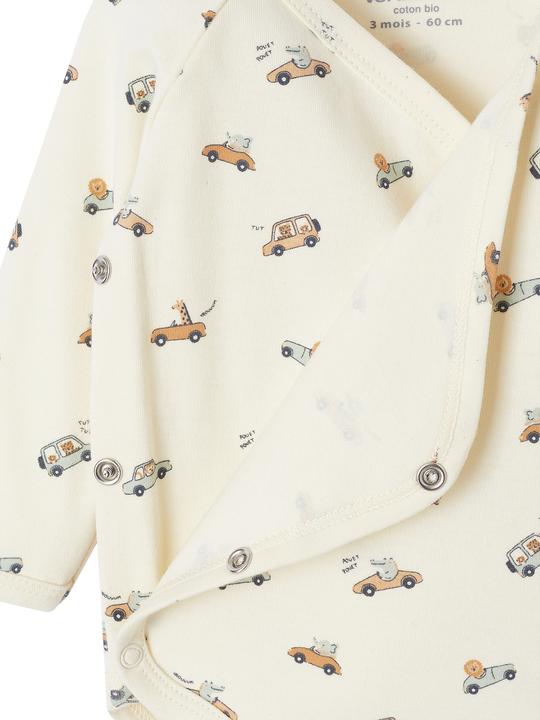 Produktbild Vertbaudet Bio-Kollektion: Baby Geschenk-Set aus Body, Latzhose, Mütze & Cordjacke (56)