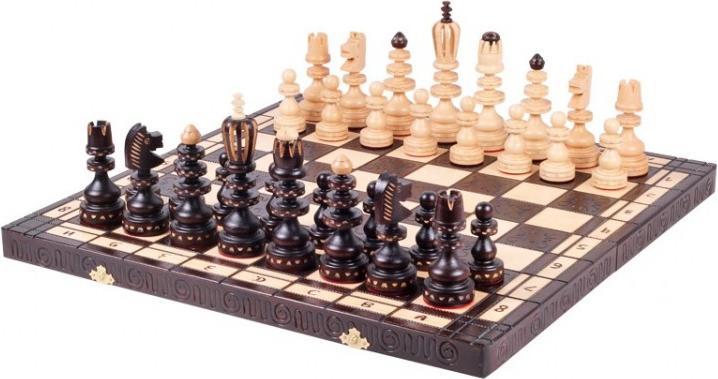 Image du produit Holzecke Jeu d'échecs sculpté "ROMAN II