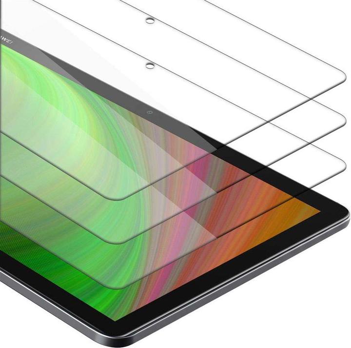 Actual product image Cadorabo Display protection glass (3 Piece, MediaPad M5 Lite 10.1)