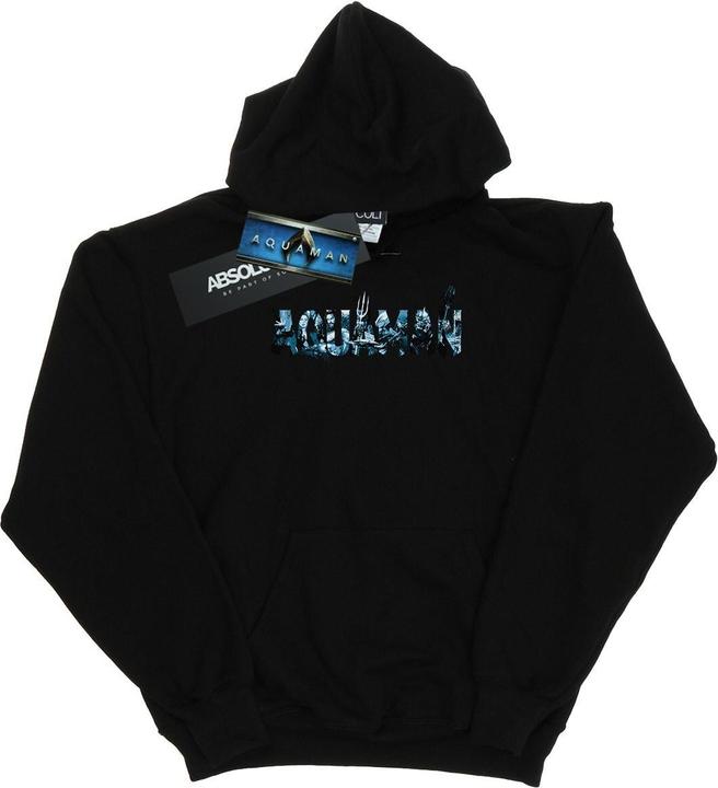 Aquaman Text Logo Kapuzenpullover Mädchen