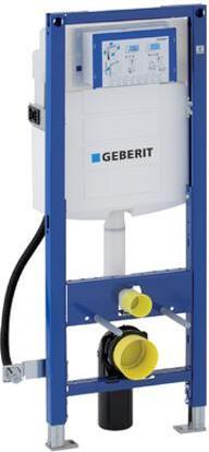 Geberit Duofix element for wall-hung WC 112 cm with Sigma concealed splashback 12 cm barrier-free
