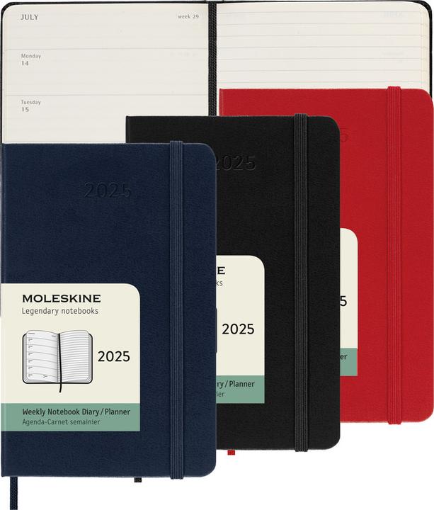 Productafbeelding Moleskine Wekelijkse agenda (A6, Pocket, Engels)