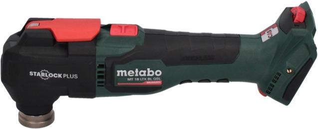 Produktbild Metabo MT 18 LTX BL QSL Akku Multitool 18 V Brushless Starlock Plus + 2x Akku 4,0 Ah + Ladegerät + m