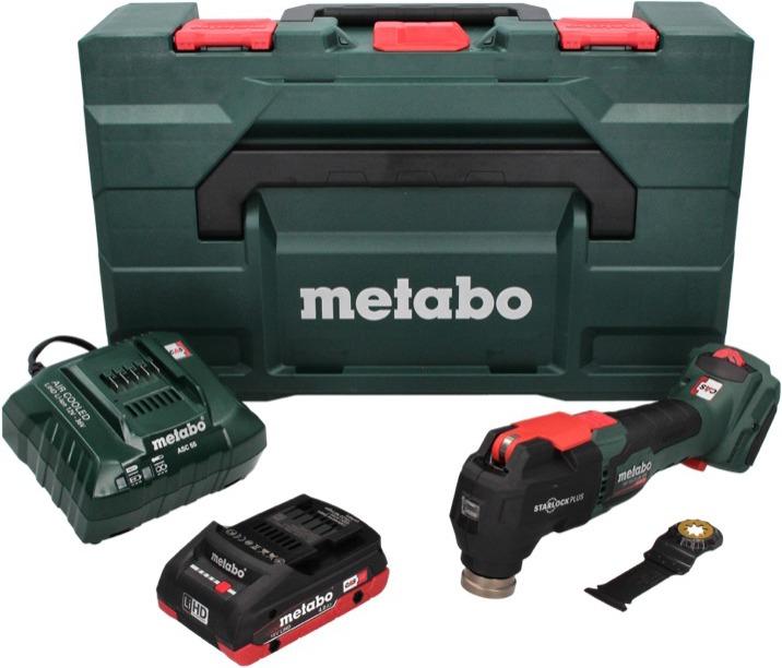 Image du produit Metabo MT 18 LTX BL QSL Outil multifonction sans fil 18 V sans balais Starlock Plus + 1x Batterie 4