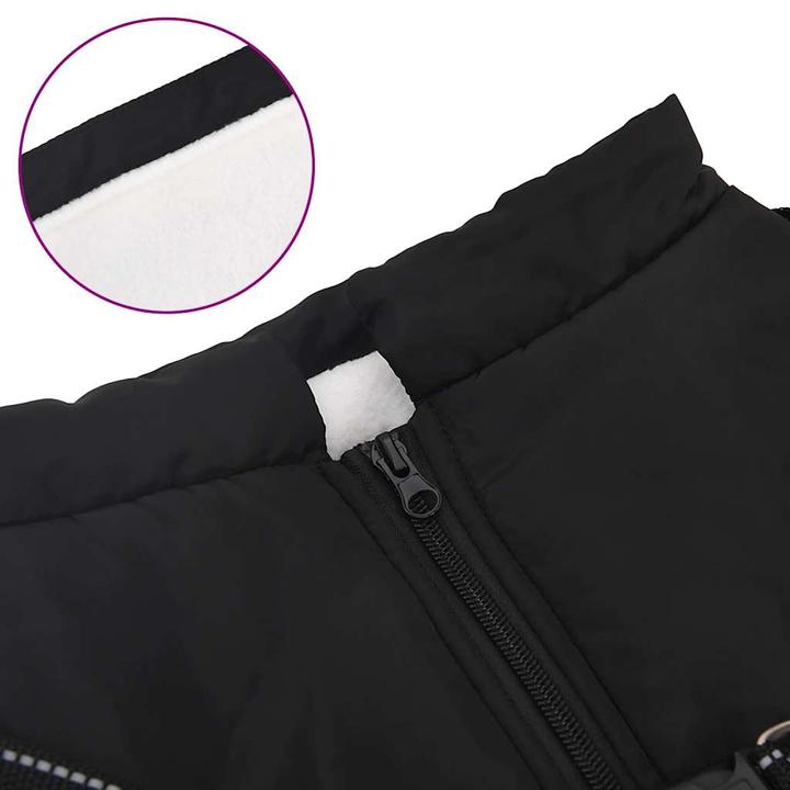Produktbild VidaXL Hundemantel mit Geschirr Wasserdicht Reflektierend (44, Hundemantel)