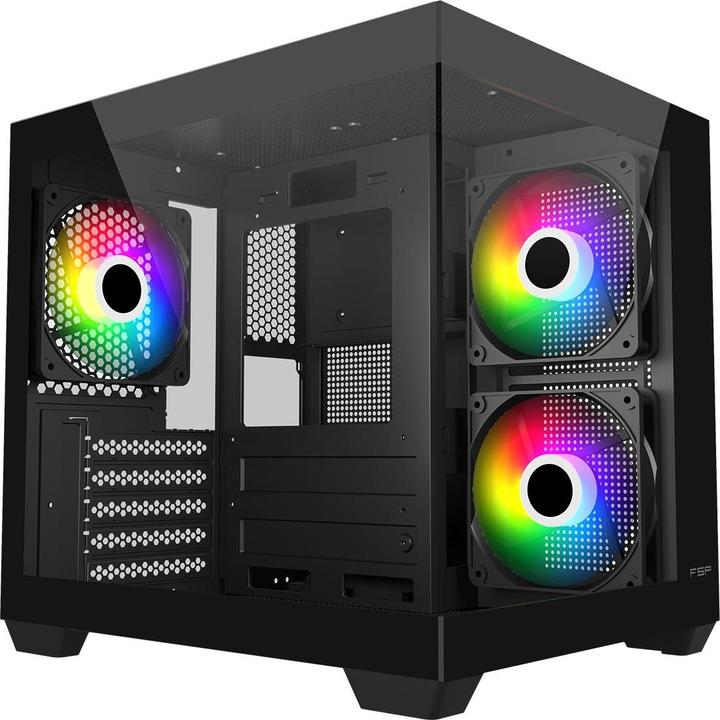 Actual product image Fortron FSP Geh Mini S140 BA Micro-ATX/M-ITX/ARGB o.N. Black retail