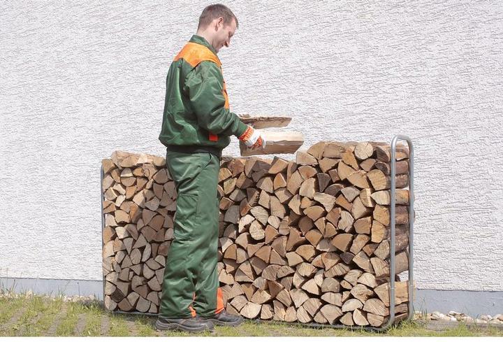 Immagine prodotto wolfcraft Aiuto per l'accatastamento della legna da ardere (234 x 31 x 104,5 cm)