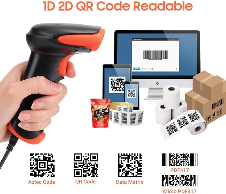 Actual product image Tera HW0002-O (2D barcodes, QR Code, 1D barcodes)
