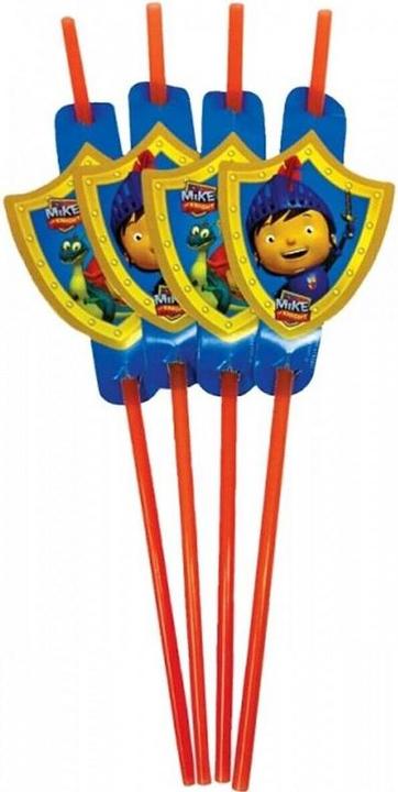 Produktbild Mike The Knight Plastikstrohhalm (Packung mit 8 Stück) (8 x)