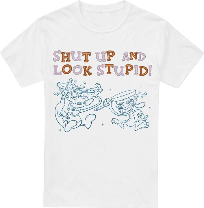 Produktbild Ren & Stimpy Shut Up And Look Stupid! TShirt (L)