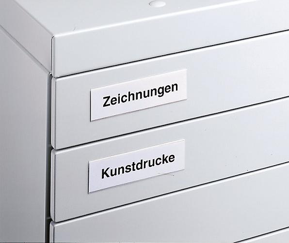 Immagine prodotto C+P Archivio per disegni, UNI A0, 8 cassetti, altezza 760 mm, grigio nerastro /