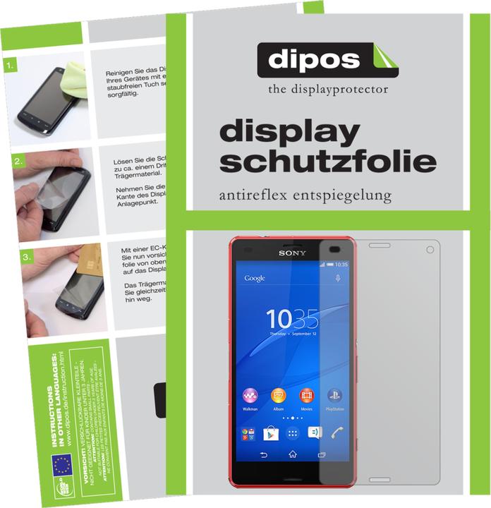 Produktbild Dipos Displayschutzfolie Antireflex (2 Stück, Sony Xperia Z3 Compact)