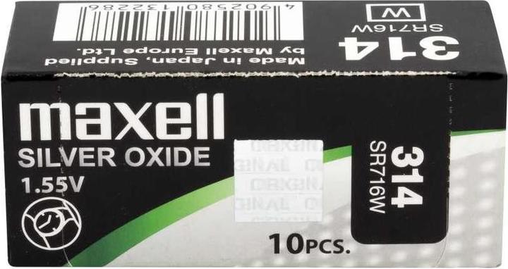 Immagine prodotto Maxell Pila a bottone SR716W 10 pezzi (10 pz., CR2025, 21 mAh)