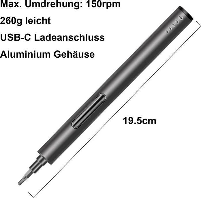 Actual product image Hermex Electric screwdriver set (Allen screw)