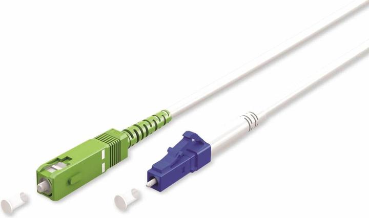 Actual product image Goobay Fibre optic cable FTTH, singlemode OS2 White, white Simplex, 25 m (S/UTP, 25 m)