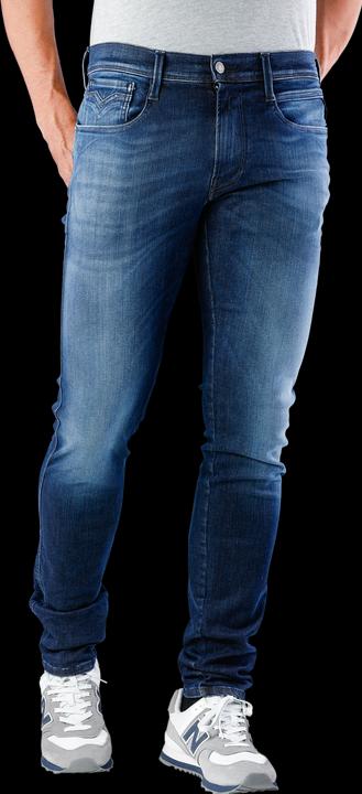 Replay Jeans Slim Fit "Anbass" dunkelblau