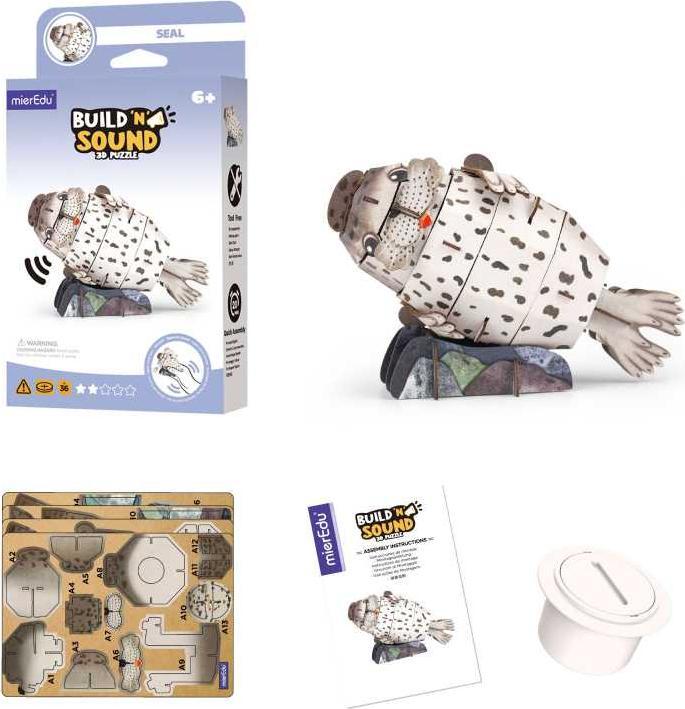 Robert Kuhn Sound wonder 3D puzzle. Seal