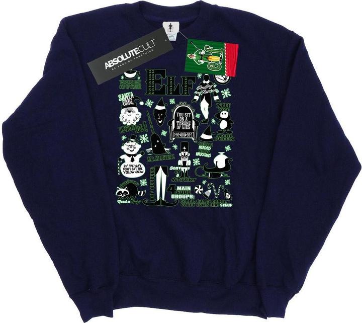Produktbild Elf Infographic Poster Sweatshirt (L)
