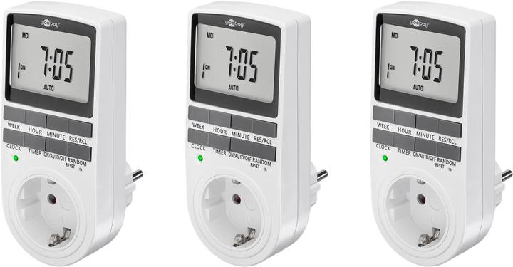 Image du produit Goobay Minuterie numérique, lot de 3