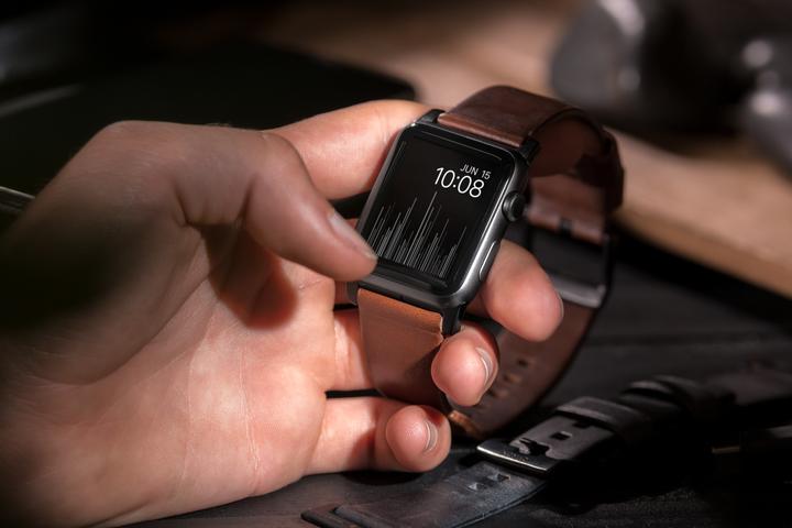 Immagine prodotto Nomad Cinghia di connessione moderna (44 mm, Acciaio inossidabile, Cuoio)