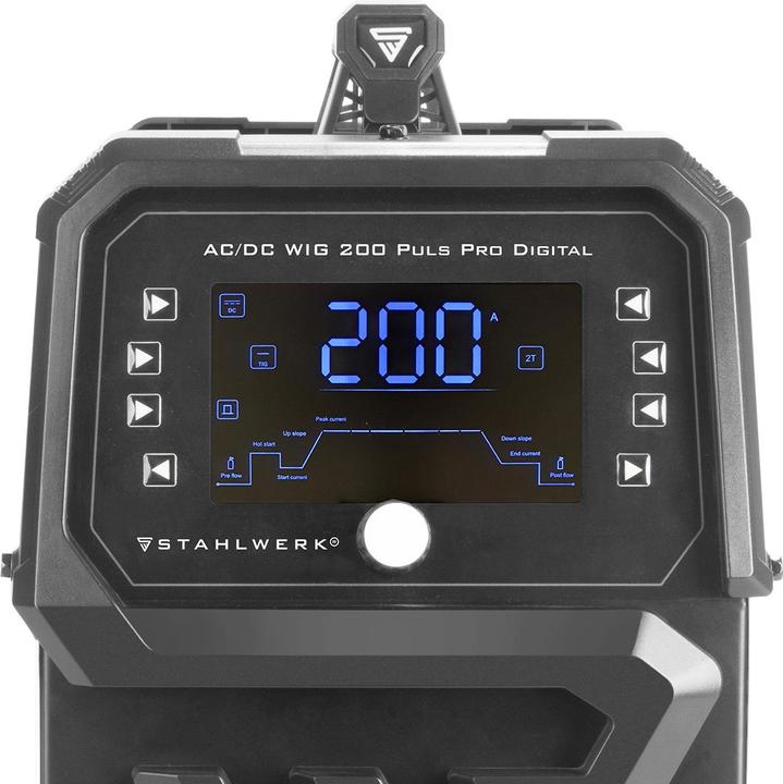 Image du produit Stahlwerk Poste à souder sous protection gazeuse AC/DC TIG 200 Puls Pro Digital Spot 200 A