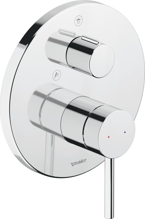 Duravit Circle Einhebel-Brausemischer, Unterputz, Verbraucher 2, Chrom, CE4210012010