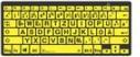 Produktbild Logickeyboard XL-Print Black on Yellow dt. (PC/BT) (DE, Kabelgebunden)