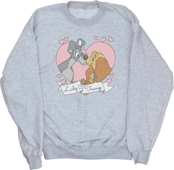 Produktbild Disney Lady And The Tramp Love Sweatshirt Mädchen (140, 146)