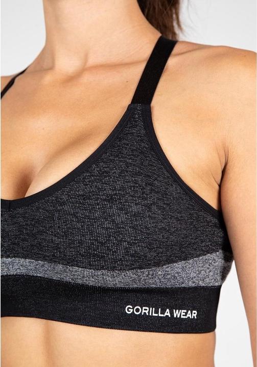 Image du produit Gorilla Wear Selah Seamless Sports Bra - noir (S)