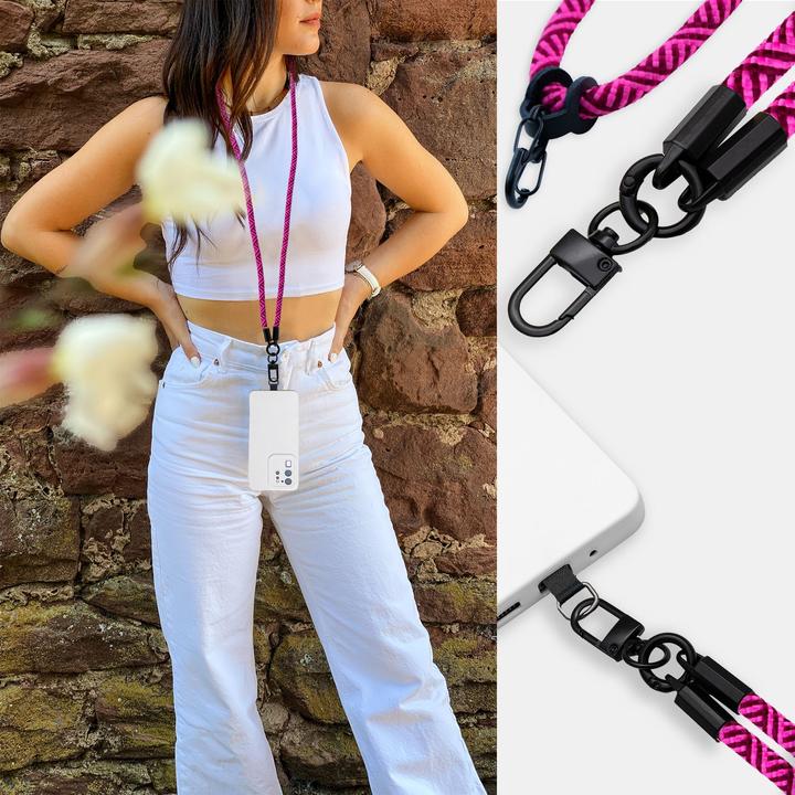 Image du produit Cadorabo Chaîne de téléphone portable pour WIKO VIEW MAX Necklace Coque